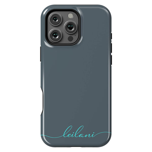 Custom Name Fresh Calligraphy iPhone Case - Horizontal